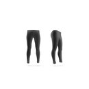 Herren-3/4-Tights, schwarz